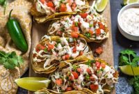 Crispy Hearts of Palm Tacos with Smoky Chipotle Baja Sauce