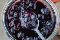 Maple Blueberry Compote Recipe for Pancakes and Yogurt