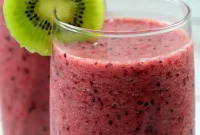 Triple Berry and Kiwi Smoothie Recipe for Fresh Morning Boost