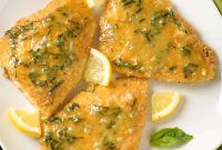 Lemon Basil Butter Oven-Fried Fish Recipe