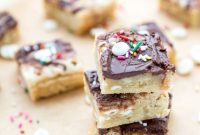 White Chocolate, Macadamia & Nutella Blondies Recipe