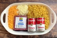 Cheesy Hamburger Casserole Dinner Recipe