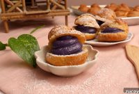 Ube Cream Puffs: Filipino Purple Yam Pastry Recipe