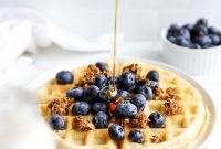 Vegan Gluten-Free Protein Waffles Recipe for Breakfast