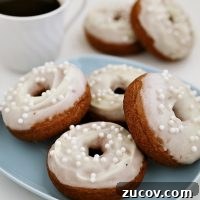 Soft Pumpkin Donuts with Cream Cheese Glaze Recipe 8 img 10055 7