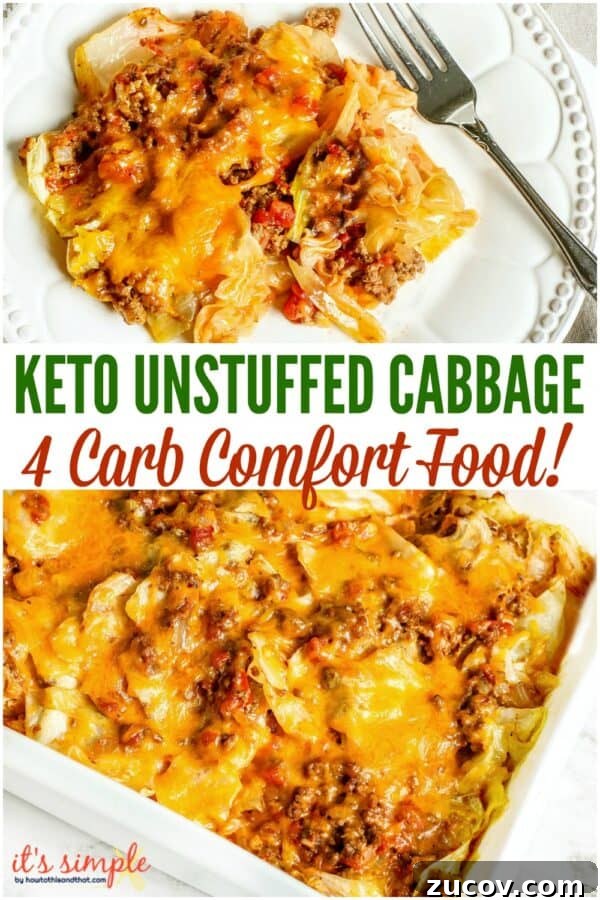 Unstuffed Cabbage Roll Casserole Recipe – One-Pan Comfort Meal 11 unstuffed cabbage casserole