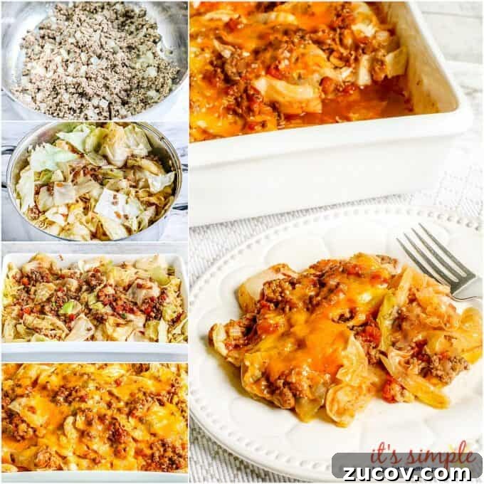 Unstuffed Cabbage Roll Casserole Recipe – One-Pan Comfort Meal 12 unstuffed cabbage roll casserole