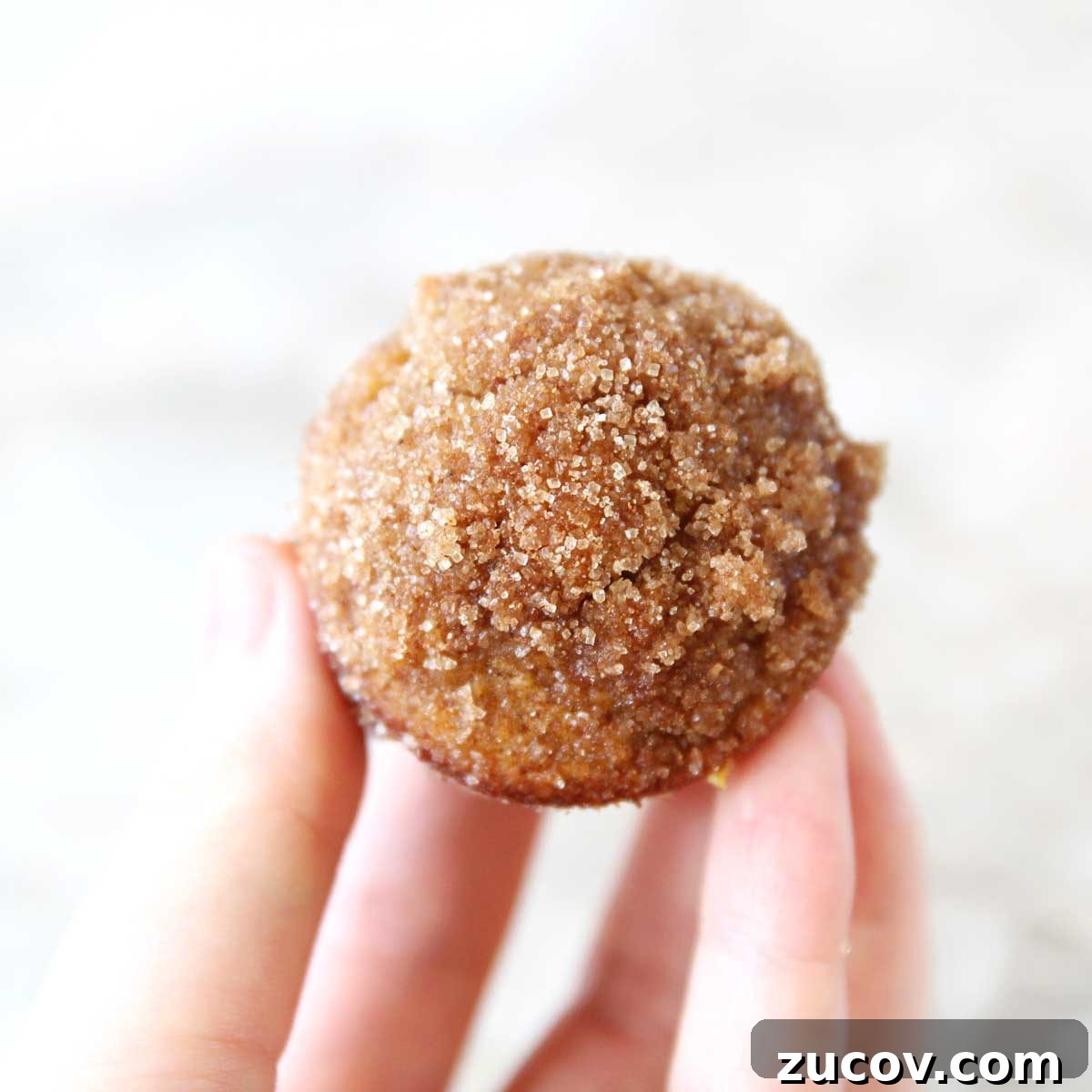 Almond Flour Pumpkin Mochi Donut Holes (Baked Recipe) 7 Baked pumpkin mochi donuts