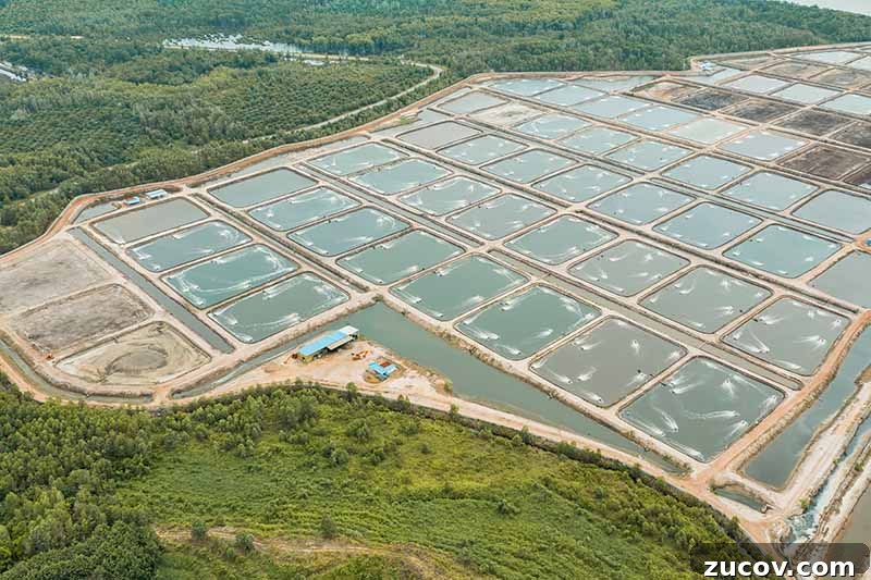 Prawns vs Shrimp: Key Differences, Uses, and How to Tell Them Apart 4 Horizontal image of a large crustacean farm.