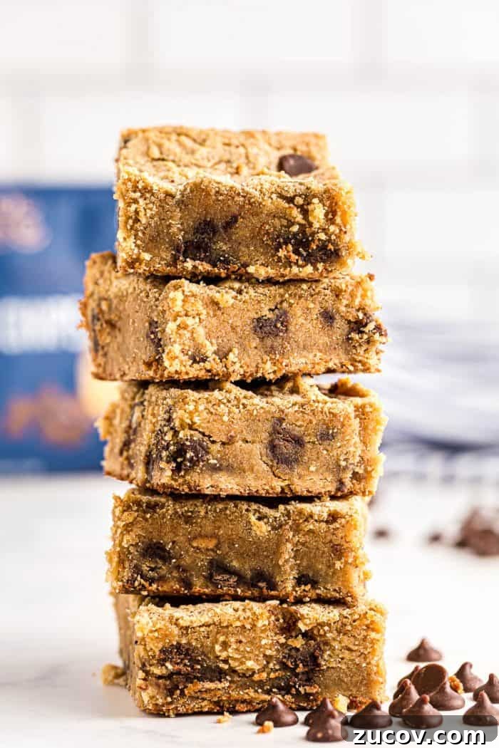 Keto Peanut Butter Chocolate Chip Cookie Recipe 11 stack of keto peanut butter cookie casserole bars