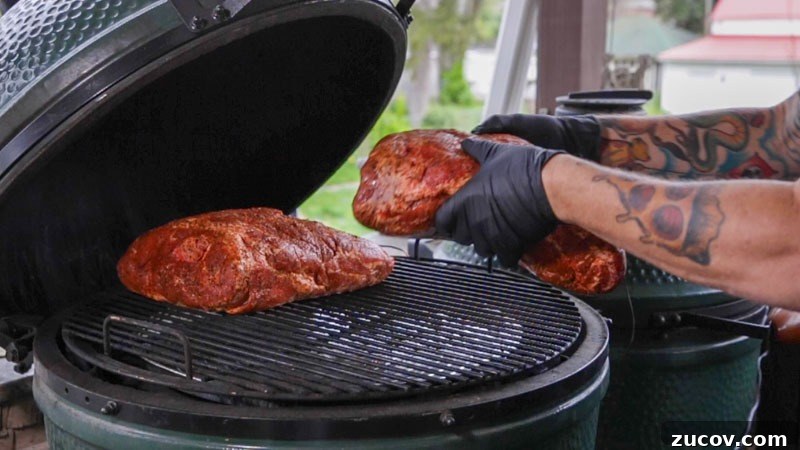 Hot-and-Fast Pulled Pork Recipe for the Big Green Egg 8 img 1070 8
