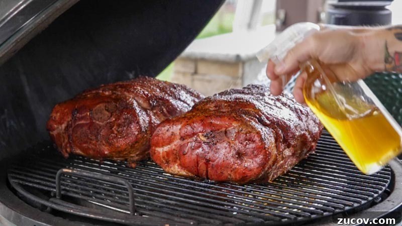 Hot-and-Fast Pulled Pork Recipe for the Big Green Egg 9 img 1070 9