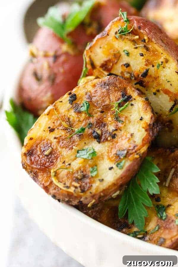 lemon parmesan roasted potatoes