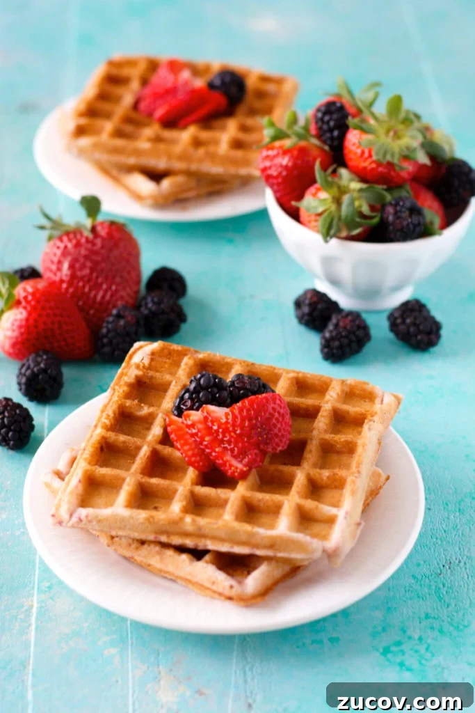 Crispy Gluten-Free Waffles: Fluffy Breakfast Recipe Guide 2 Gluten-Free Strawberry Vanilla Buttermilk Waffles