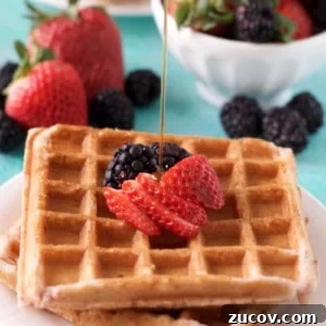 Crispy Gluten-Free Waffles: Fluffy Breakfast Recipe Guide 4 Gluten-Free Strawberry Vanilla Waffles