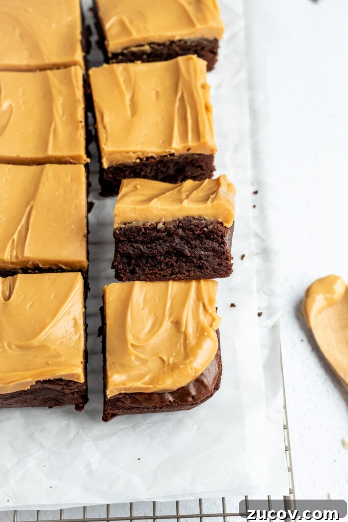 Salted Caramel White Chocolate Brownies: Gooey Brownie Recipe 6 img 11441 5