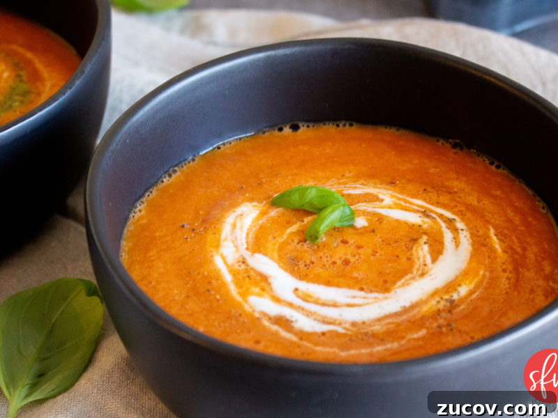 Roasted Red Pepper & Tomato Soup