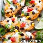 Loaded Mexican Sweet Potato Skins Recipe for Flavor-Packed Nacho-Style Toppings 3 img 12333 5