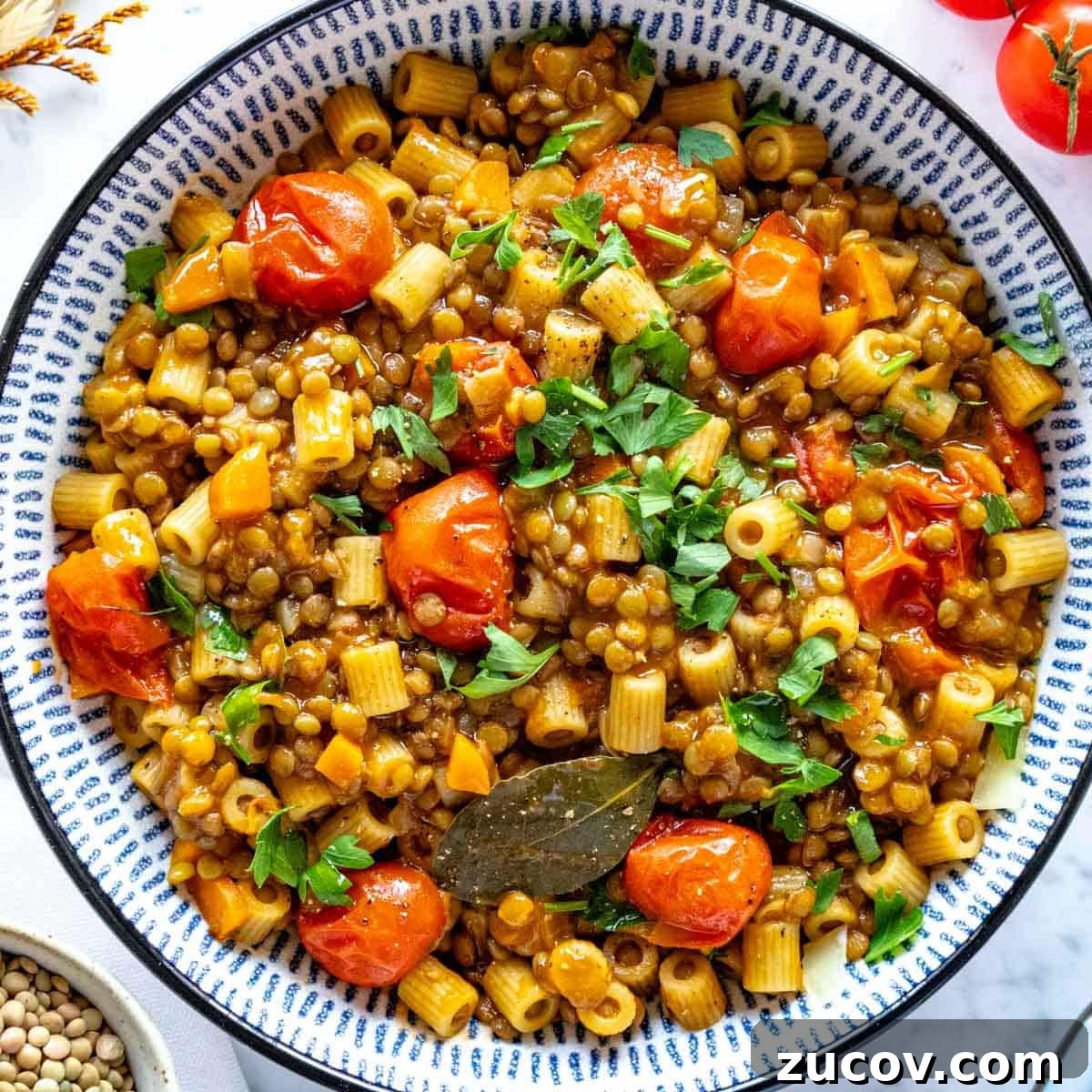 25 Affordable Recipes That Taste Gourmet on a Budget 14 Lentil pasta.