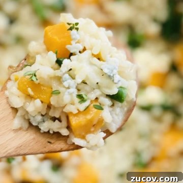 easy risotto recipe with butternut squash and green beans