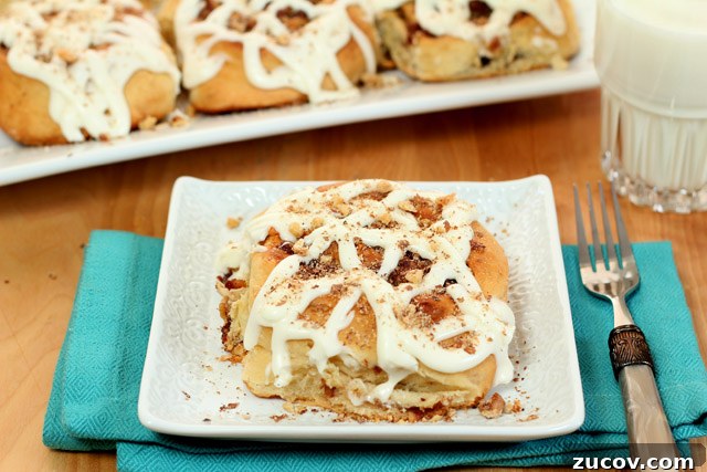 Date, Walnut & Bourbon Cinnamon Rolls with Cream Cheese Icing 2 Date and Nut Cinnamon Rolls
