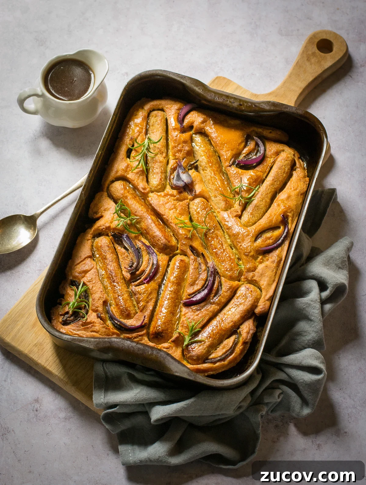 Vegan Toad in the Hole: Savory Plant-Based Sausages in Yorkshire Pudding 12 Vegan Toad in the Hole