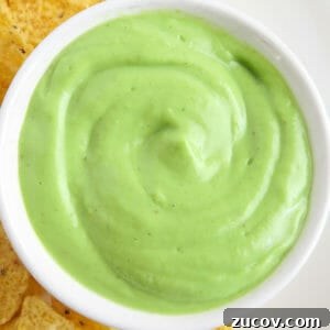 Healthy Creamy Avocado Sauce (with Greek Yogurt)