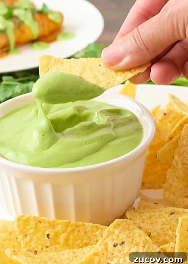 Creamy Avocado Yogurt Sauce with Greek Yogurt 8 creamy avocado dip with chips