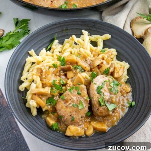 Juicy Pork Tenderloin with Creamy Mushroom Sauce Recipe 7 Pork-in-Mushroom-Sauce-10
