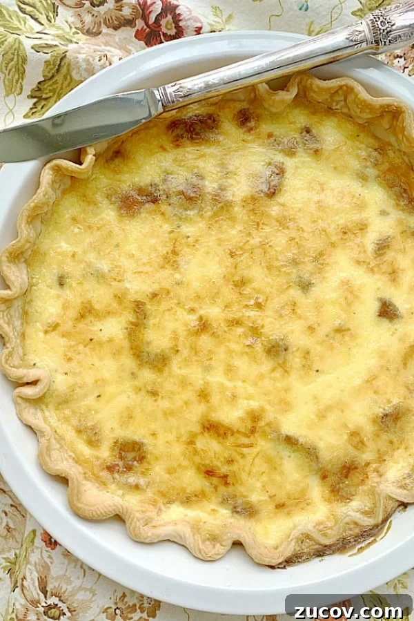 Classic Quiche Lorraine Recipe: Creamy Bacon and Gruyère Pie 4 whole quiche lorraine