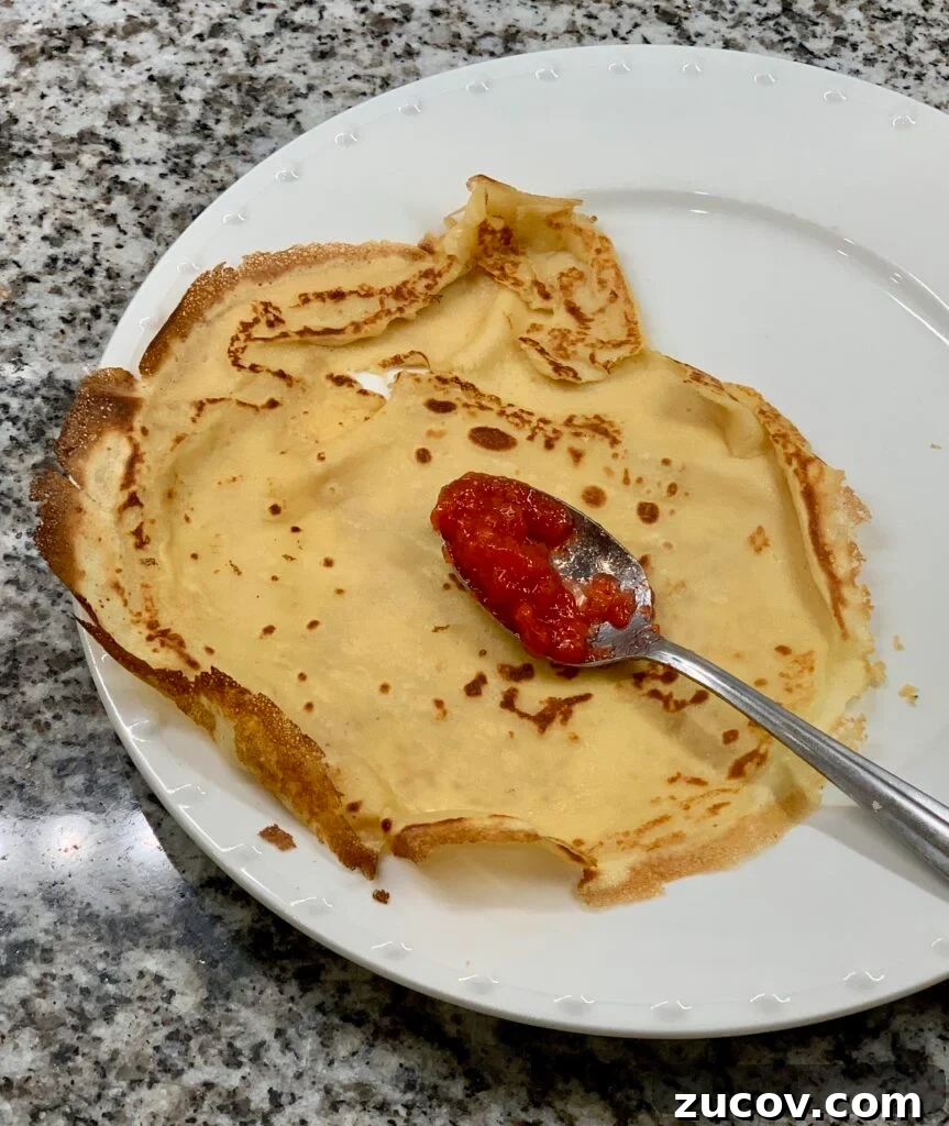 Blender Crepes: Quick, Smooth Batter for Perfect Crepes 5 Crepe stack