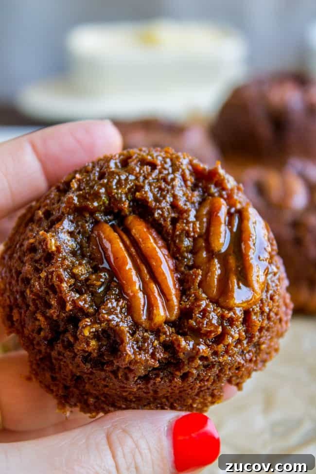 Bran Muffins with Buttery Molasses Glaze bran muffin