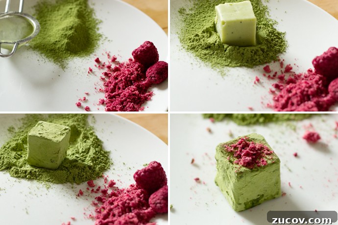 Decadent Matcha Truffles: Silky Green Tea Chocolate Bites 14 Green tea chocolate