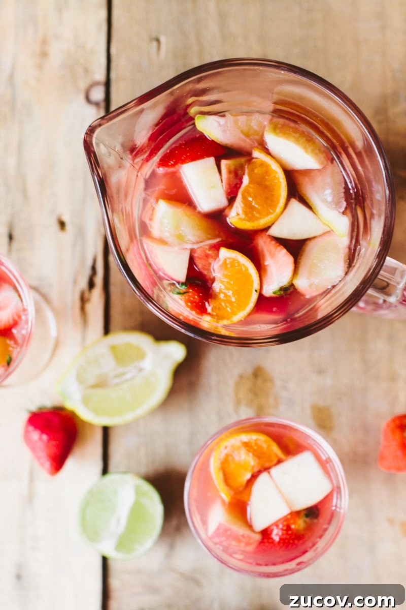 Non-Alcoholic Sangria: Refreshing Fruit Punch Recipe 2 Virgin Sangria