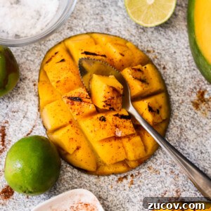 Grilled Mexican Chili-Lime Mango Recipe (Paleo, Whole30, Vegan) 7 img 18851 6