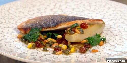 Sea Bream with Sweetcorn, Capers & Pine Nut Dressing 2 img 18902 1