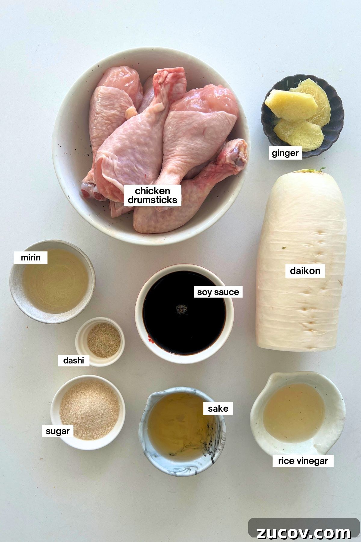 Rice Cooker Chicken Drumettes with Daikon (Toriniku Daikon) 3 img 19497 2