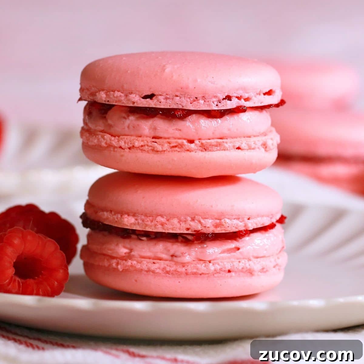 Raspberry Macarons Recipe: Light, Tangy French Cookies 16 the best raspberry macarons made with Italian meringue method