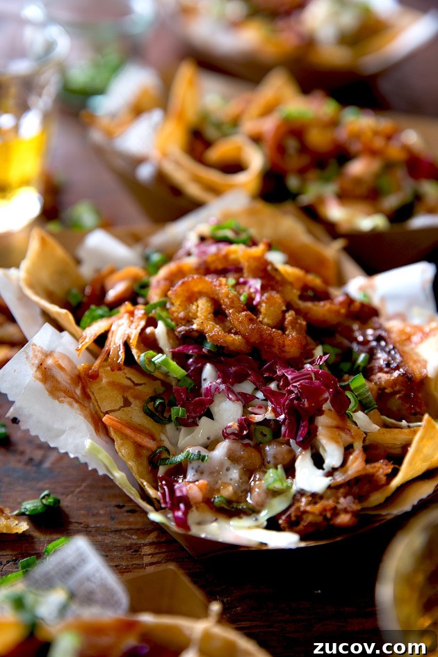 Southern BBQ Nachos Recipe — Game Day Eats Ep. 4 2 Southern BBQ Nachos via Bakers Royale