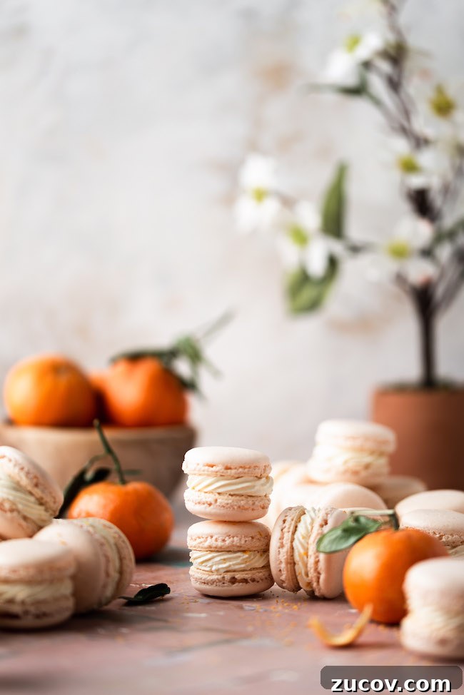 Cara Cara Orange Macarons Recipe — Bright Citrus French Cookies 3 cara cara macarons