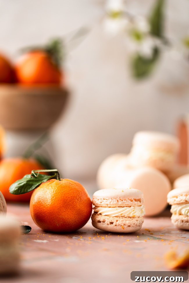 Cara Cara Orange Macarons Recipe — Bright Citrus French Cookies 6 cara cara macarons