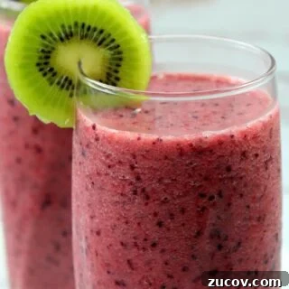 Triple Berry Kiwi Smoothie