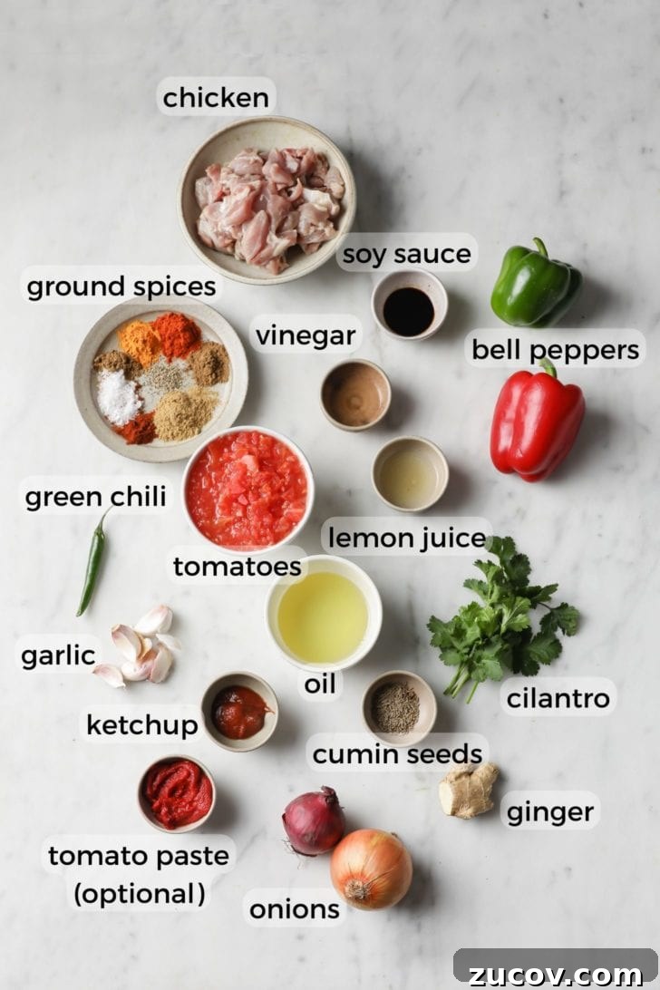 Authentic Chicken Jalfrezi Recipe: Spicy Tangy Curry at Home 5 Ingredients in Chicken Jalfrezi