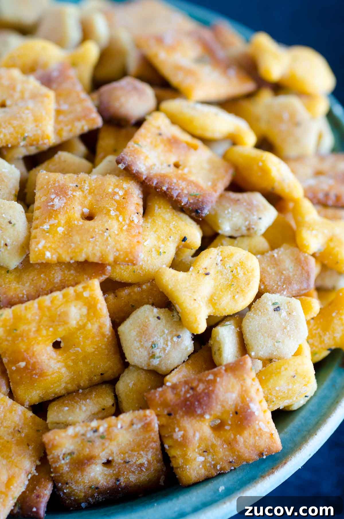 Savory Ranch Snack Crackers for Parties & Everyday Munching 2 bowl of snack crackers