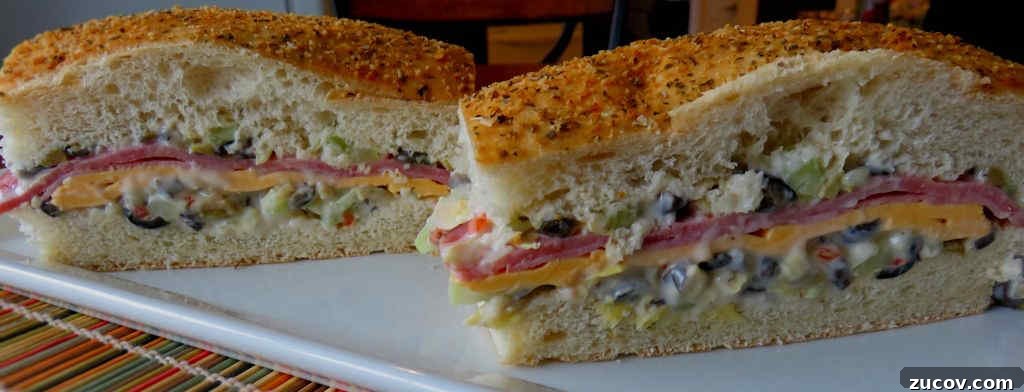 Memphis Muffuletta Sandwich Recipe: Classic Italian-Style Sub 2 Memphis-Style Muffuletta