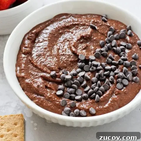 Decadent Brownie Batter Hummus Recipe for Dessert Dips 2 Made with pantry staples, this 10-minute brownie batter hummus satisfies chocolate cravings without the guilt.