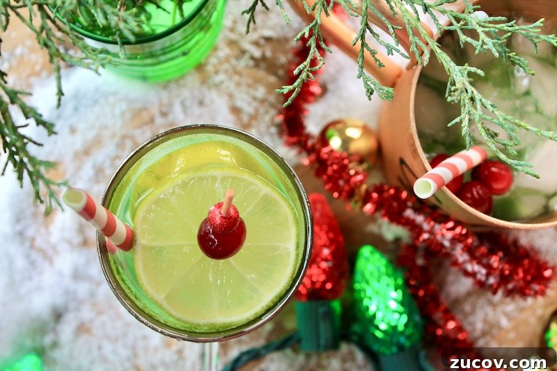 Christmas Grinch Cocktail: Apple Whiskey Moscow Mule Recipe 6 easy christmas party cocktail grinch