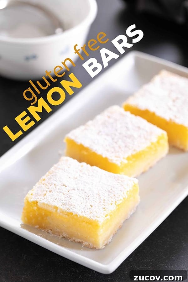 Gluten-Free Lemon Bar Recipe: Zesty, Tart Citrus Squares 21 A simple lemony shortbread crust with a tart, refreshing lemon custard, these gluten free lemon bars are so easy to make!