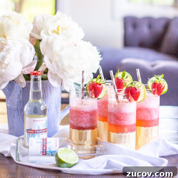 Gin and Tonic Slushy Recipe: Refreshing Frozen Cocktail Guide 6 A Gin and Tonic Slushy transforms the classic British cocktail into a refreshing summertime treat.