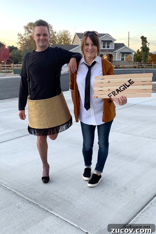 DIY Costume: Fragile Leg Lamp Costume
